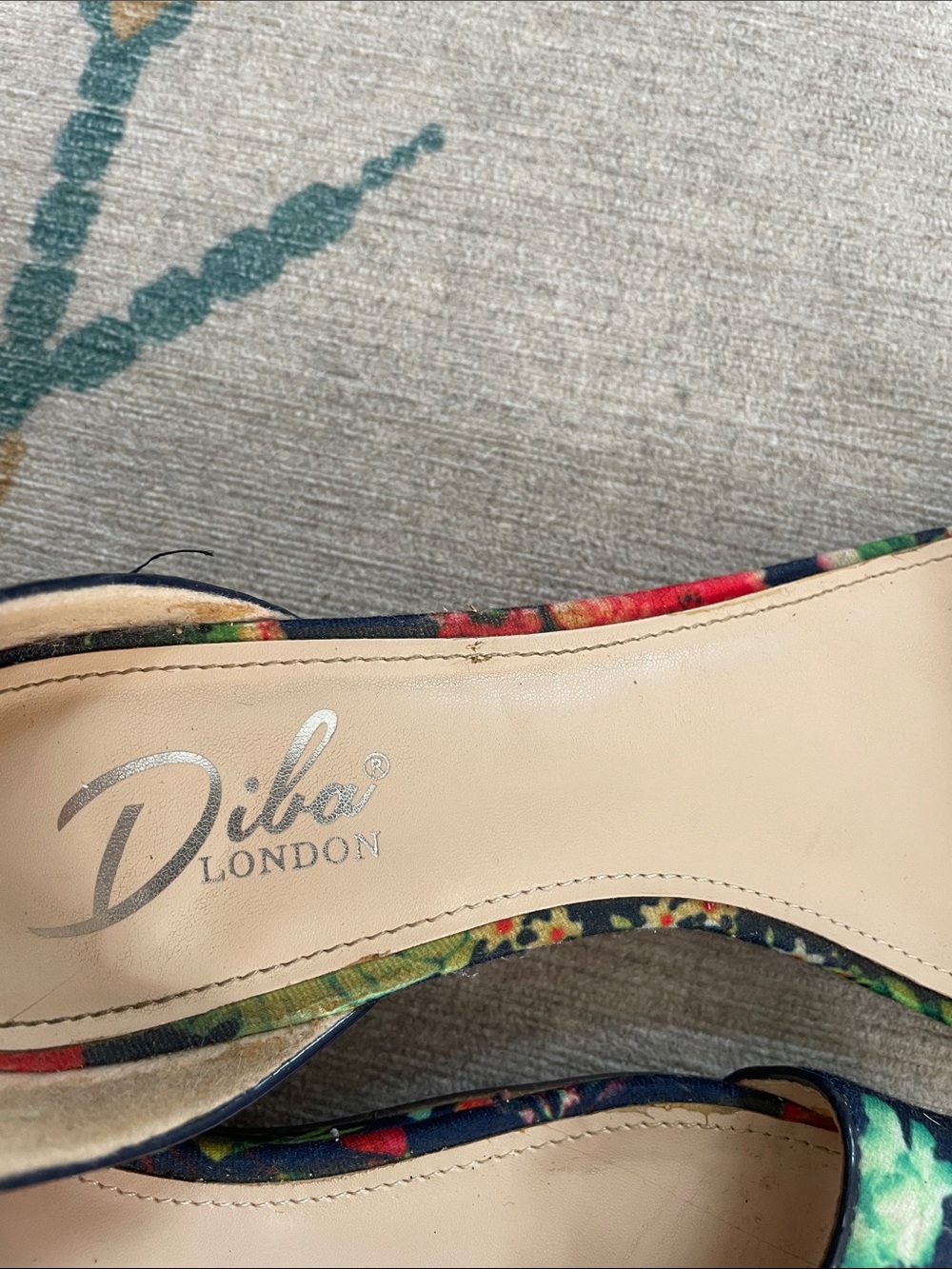 Diba Floral Low heel wedge sandals - Picture 5 of 6